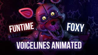Funtime Foxy Animated Voicelines | Blender