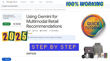 Using Gemini for Multimodal Retail Recommendations || GSP1230 || #qwiklabs #arcade