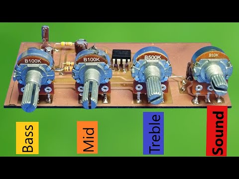 Video: Sådan laver du en tonekontrol LM358 til forstærker 2.1: 7 trin (med billeder)
