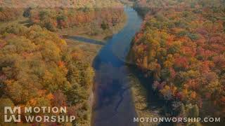 Autumn River Vibrant Trees HD Loop by Motion Worship