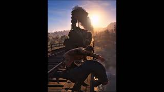 Epic Train Escape in Red Dead Redemption 2 🚂🔥 | 4K Ultra Realism