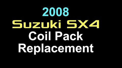 2008 Suzuki SX4 Coil Pack Replacement (4K)