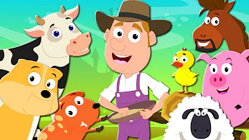 Old Macdonald Had A Farm | Nursery Rhymes | Kids Songs | Baby Rhymes | Farm Song | Kids Tv