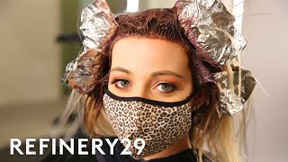 I Dyed My Damaged Bleached Hair Fiery Red | Hair Me Out | Refinery29