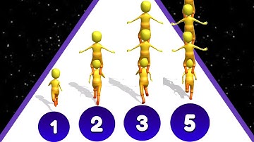 Human Tower Master - Running and jumping as a human in a tall tower is insanely fun!