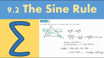 9.2 The sine rule (PURE 1- Chapter 9: Trigonometric ratios)