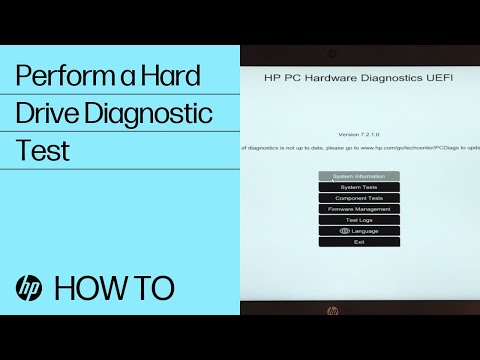 Perform a Hard Drive Diagnostic Test | HP Computers | HP Support