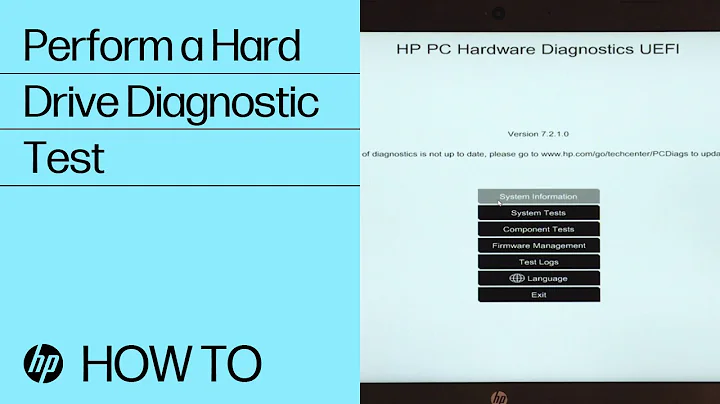 Perform a Hard Drive Diagnostic Test | HP Computers | HP