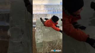 Ледяные фигуры на Поклонной горе 2018