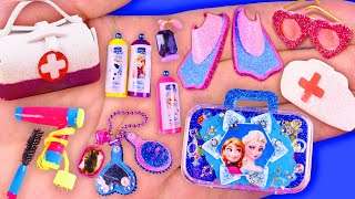 28 DIY for Barbie Miniature Clinic set, cosmetics crafts and hacks and Idea for Dollhouse