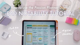 How to Use Your Digital Planner on Notability | iPad Version!