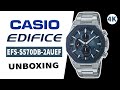 Casio Edifice EFS-S570DB-2AUEF Unboxing 4K