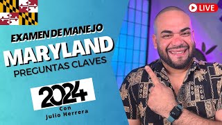 EXAMEN TEORICO DE MANEJO MARYLAND 2024 I Aprobarás con estas preguntas