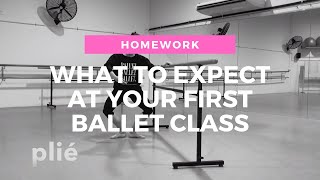 What steps to expect (at the barre) during your first ballet lesson...