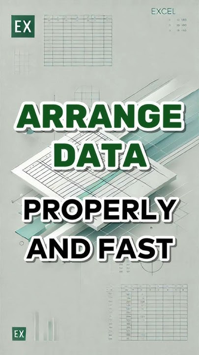 Organize RAW Data into a PERFECT Excel Table in Seconds! - YouTube