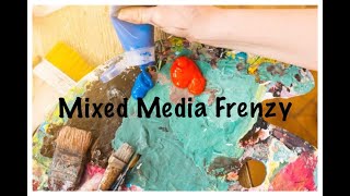 Mixed Media Frenzy - Dear Santa