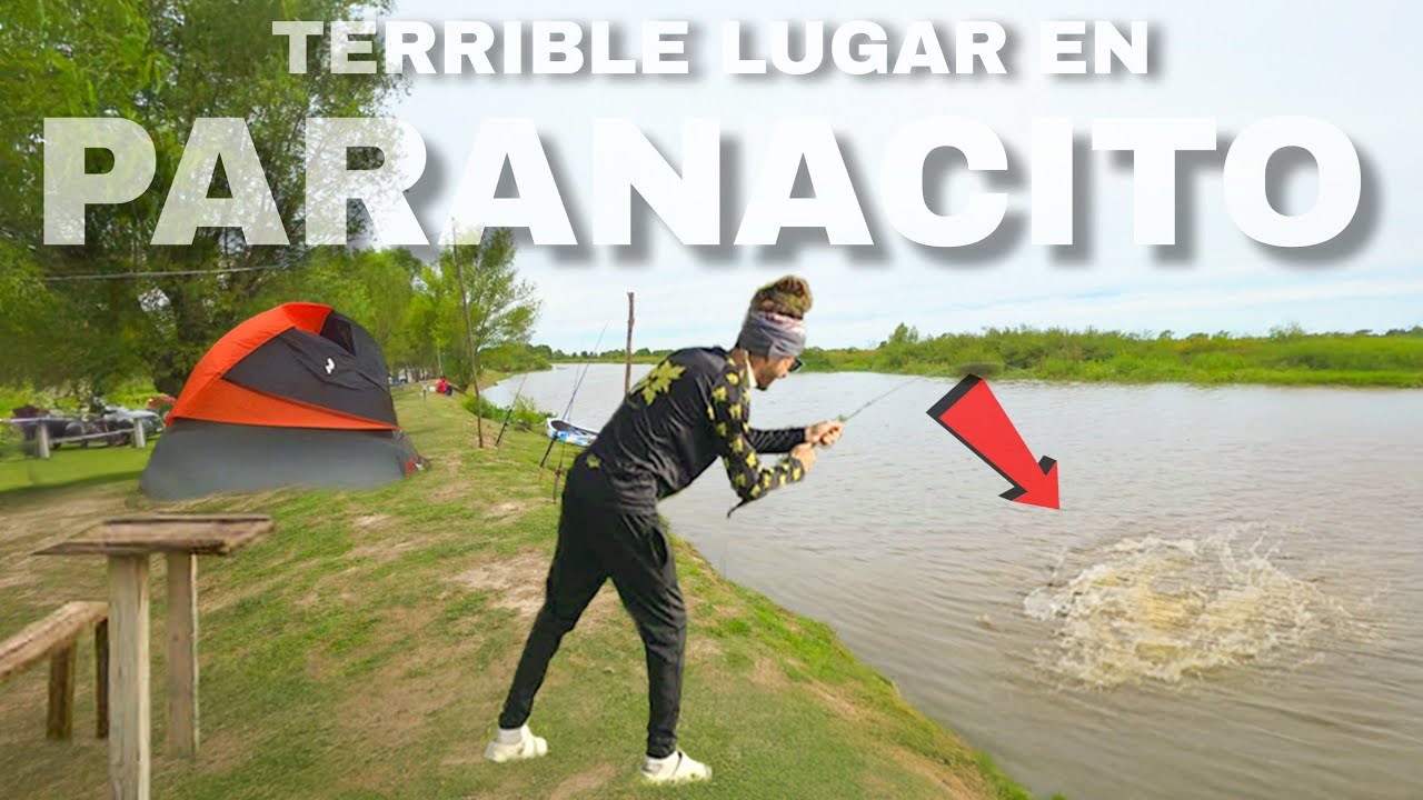 QUE PESCA en PARANACITO! HERMOSO LUGAR NUEVO, LLEGAS EN AUTO, es BARATO, Y tiene MUCHA COSTA! 
