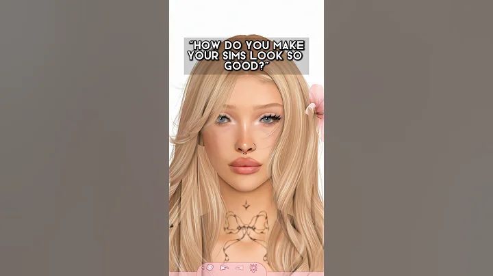 how i make my sims look so good! 😳 | the sims 4 #thesims4 #sims4 #shorts