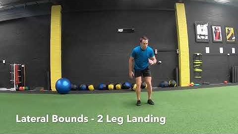Lateral Bound Plyometric Progression