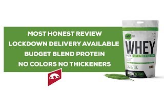 MUSCLE NECTAR 100 % WHEY PROTEIN MOST DETAILED REVIEW || LOCKDOWN DELIVERY PROTEIN REVIEW SERIES