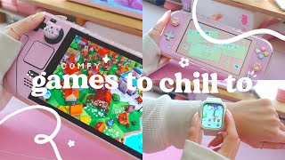 🍧 unique and comfy games to play for a relaxing, chill time | PC, switch with a bit of mobile ✶