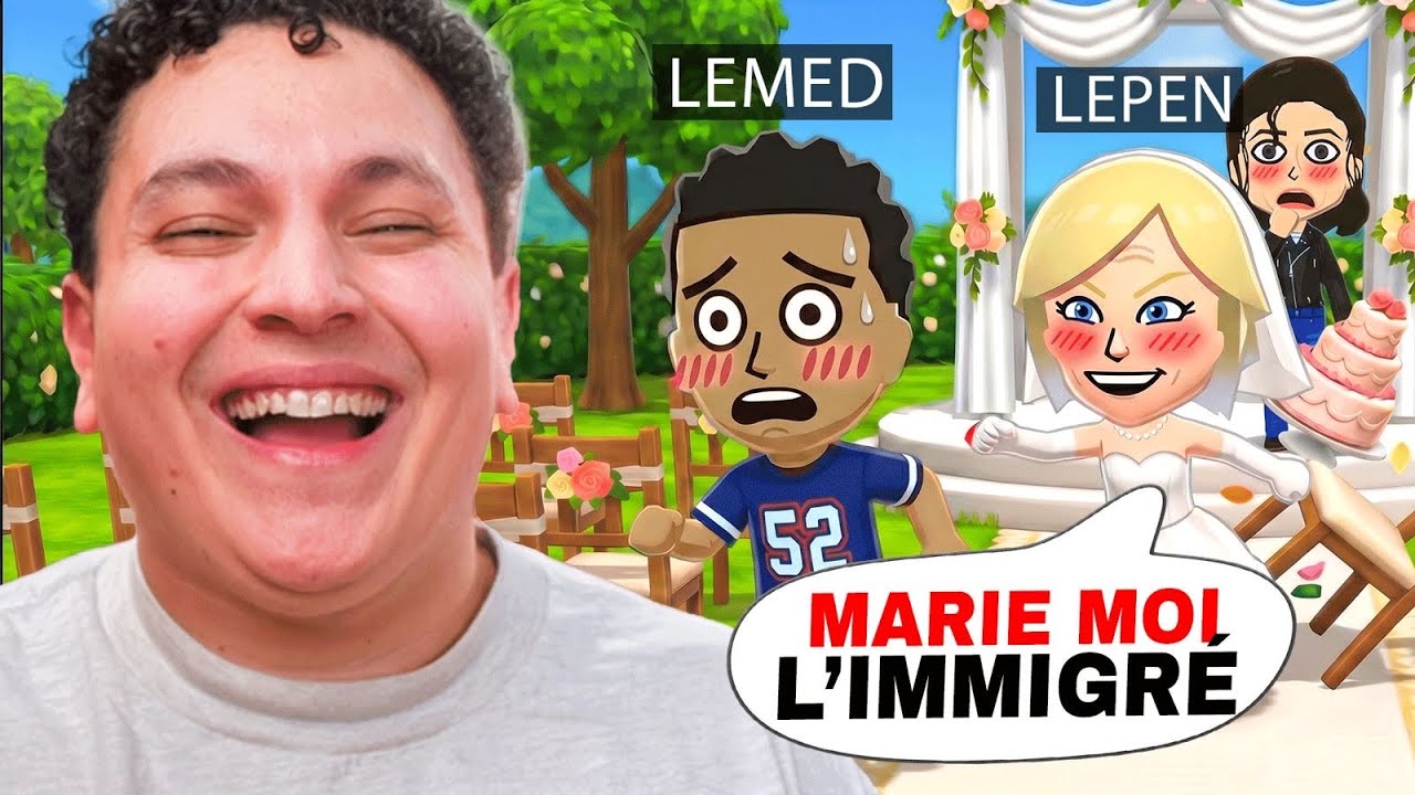 MARINE LEPEN VEUT ME MARIER ÇA VA TROP LOIN 😭 ( l’île 100% haram Tomodachi Life ) 