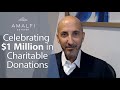 Amalfi estates milestone 1 million donated