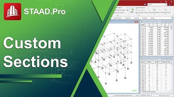 Using Custom Sections in Your Steel Design Workflow in STAAD.Pro