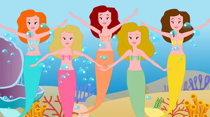 Five Little Mermaids | Original Songs By Little Baby Club | kids songs