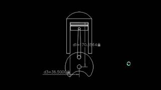 Bore Piston Animation By AutoCAD Script