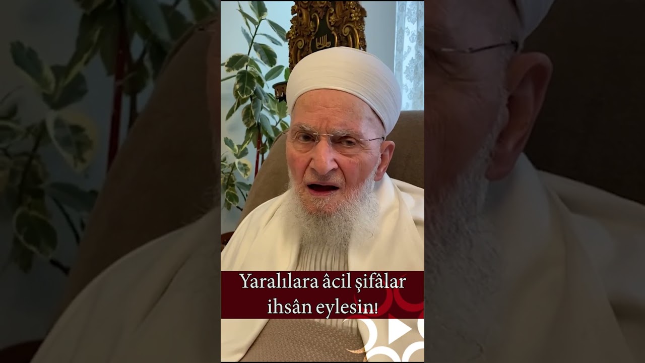 ⁣Hasan Efendi Hazretlerimiz (Kuddise Sirruhû) Yaşanan Deprem Hakkında Duâda Bulundular.@ismailaganet​