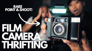 THRIFTING A RARE TALKING CAMERA FOR $15 || Film Camera Thrifting Ep.319