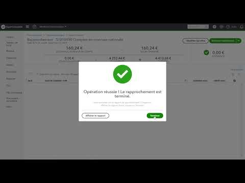 Vidéo: Comment restaurer un rapprochement bancaire dans QuickBooks ?