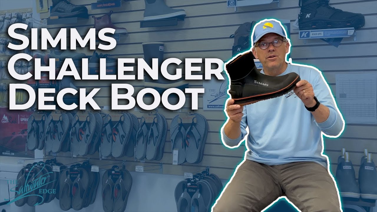 First impression of the Simms Challenger Deck Boot - The Saltwater Edge