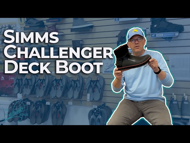 Simms Challenger Deck Boot - Saltwater Edge First Impression 