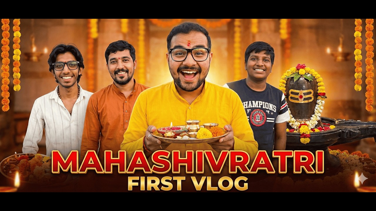 What Mahashivaratri Looks Like Here | My First YouTube Vlog