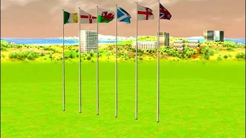 RCT3 EBF-Animated Flags. Set 1 - Gt. Britain & Ireland