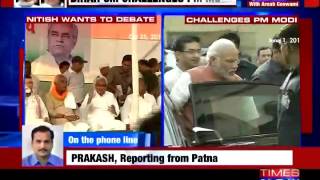 Nitish Kumar Challenges Narendra Modi For Reservation Debate | Bihar Elections 2015 screenshot 2