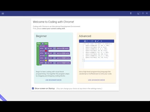 Coding with Chrome Intro Video