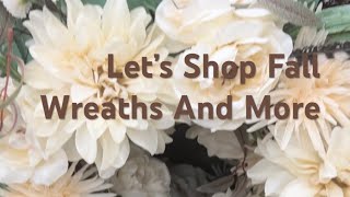 JoAnn Fabric New Fall Wreaths And More, 40%~ 50% Off #shopping #flowers  #wreath #fall #design #shop