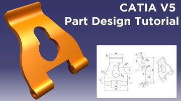 CATIA V5 Practice for beginners - CATIA V5 Part Design Tutorial #13
