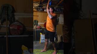 Crossbody Clean and Press 30lb kettlebell #fitness #workout #kettlebell #exercise