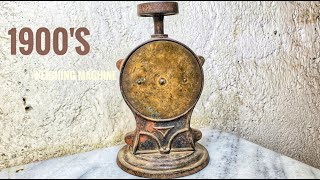 1900's Vintage Weighing Machine Restoration | 15 MIN RESTORATION