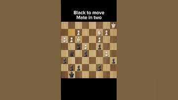 Could you spot the mate in 2? 🤔💭 | #daily #chess #puzzle #xyzbca #edit #fyp