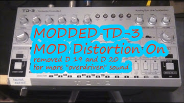 TD-3 MOD : DISTORTION ( removed D19 & D20 )