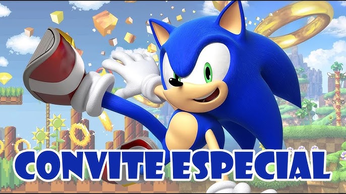 convite do sonic 