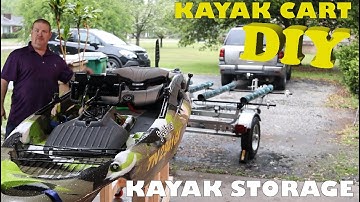DIY Kayak Storage Cart - Cart for your Heavy Kayak!