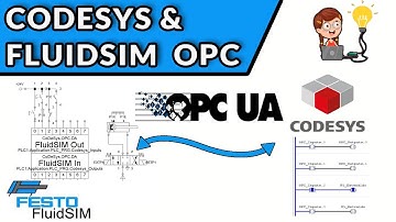 🔵✅COMUNICAR CODESYS & FLUIDSIM VIA OPC