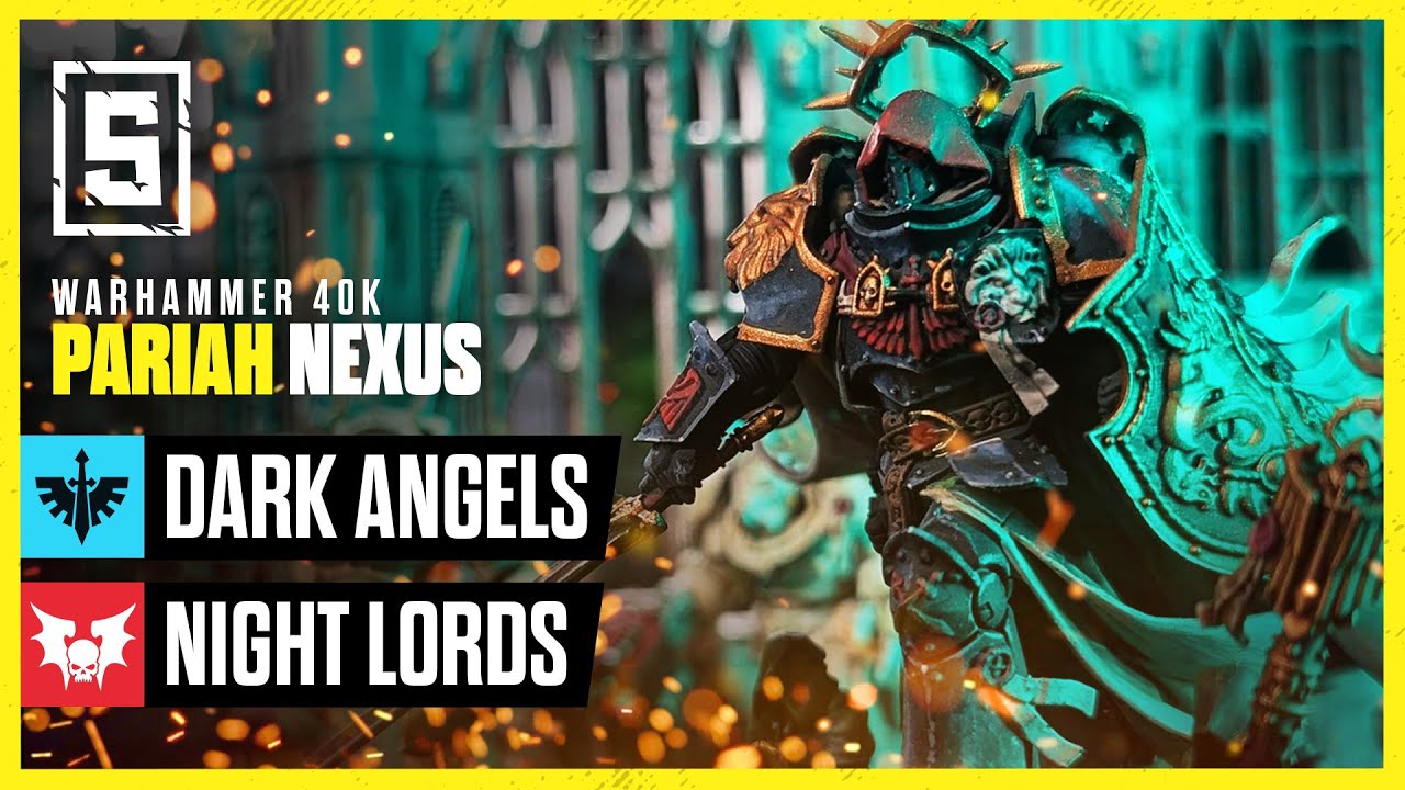 Dark Angels vs Chaos Space Marines | Warhammer 40k LIVE Battle Report ...