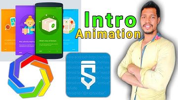 Intro animation activity create in sketchware Hindi tutorial/Aaura Technical